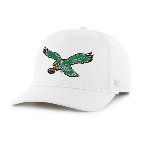47Brand Philadelphia Eagles Historic Rope '47 Hitch RF Hat / White - nineNORTH | Men's & Women's Clothing Boutique