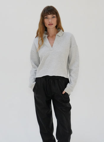 LNA Nicks Pullover Sweatshirt / Heather Grey