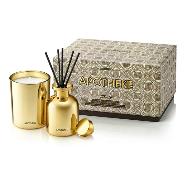 Apotheke Firewood Mini Duo Candle & Reed Diffuser - nineNORTH | Men's & Women's Clothing Boutique