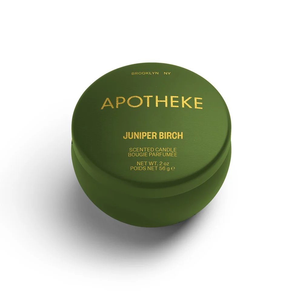 APOTHEKE Juniper Birch Mini Candle Tin - nineNORTH | Men's & Women's Clothing Boutique