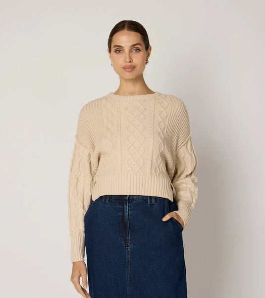 Cleobella Dixie Sweater / Sand - nineNORTH | Men's & Women's Clothing Boutique