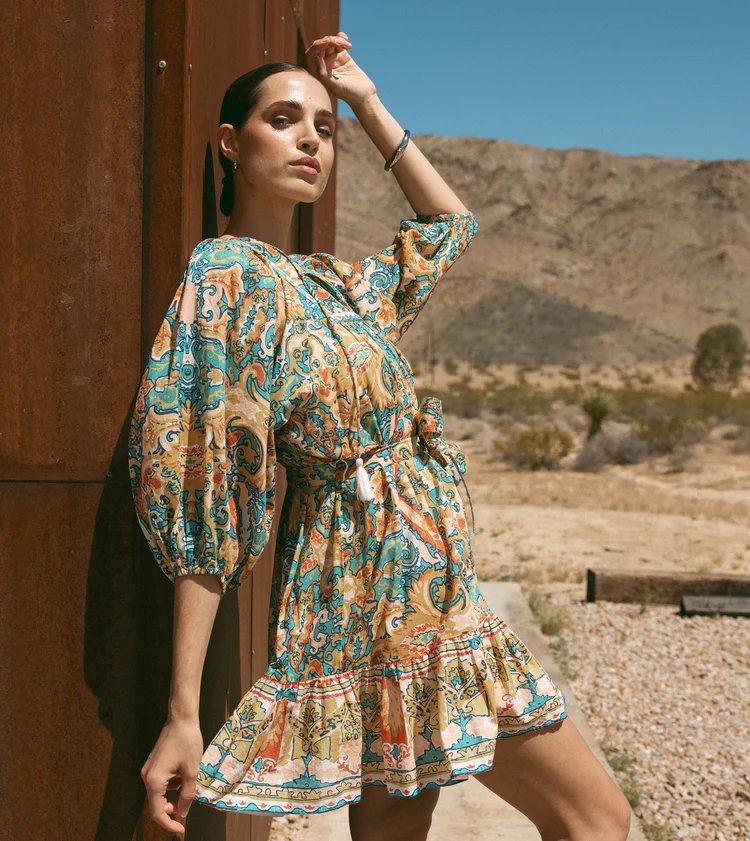 Cleobella Magdalena Mini Dress / Las Palmas - nineNORTH | Men's & Women's Clothing Boutique