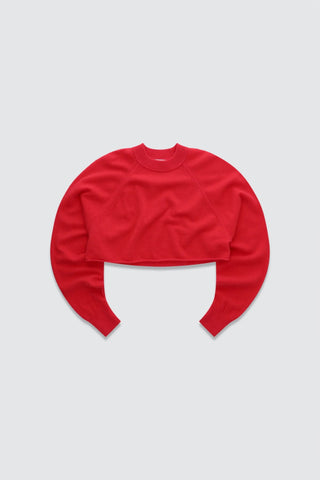 COLORUSH Cashmere Holly Crop Sweater / Lobster - nineNORTH | Men's & Women's Clothing Boutique