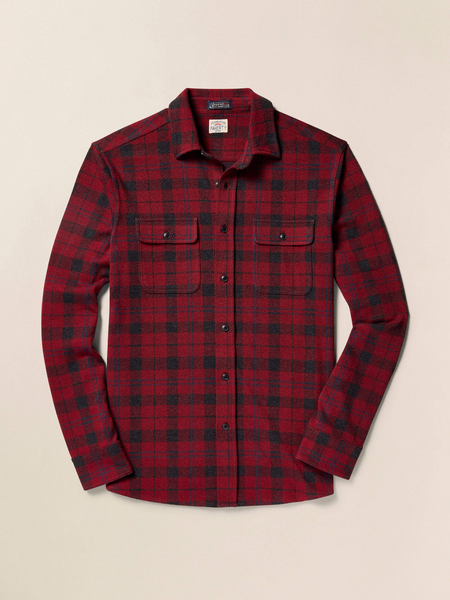 Faherty Legend Sweater Shirt / Cherry Creek Plaid