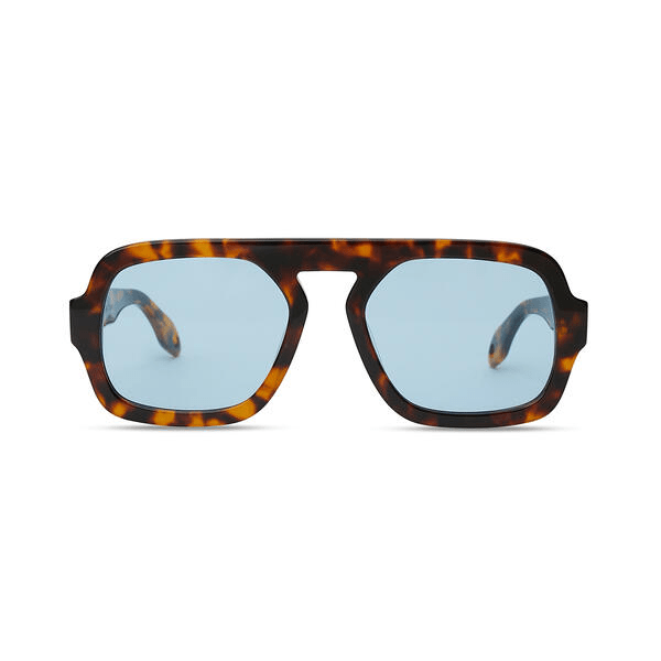 Elisa Johnson JANE in Brown Tortoise Blue Lens - nineNORTH | Men's & Women's Clothing Boutique