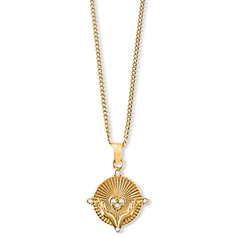 Ellie Vail / Heidi Heart Disc Pendant Necklace - nineNORTH | Men's & Women's Clothing Boutique
