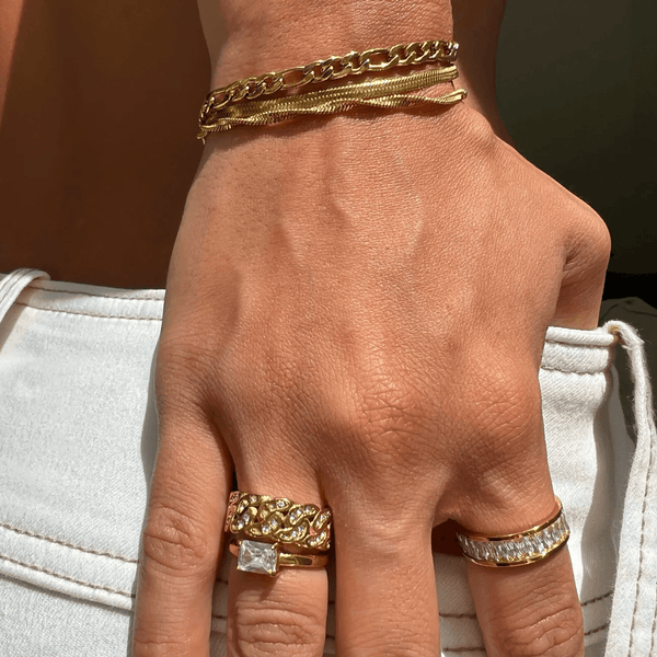 Ellie Vail / Morgan Ring - Gold - nineNORTH | Men's & Women's Clothing Boutique