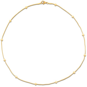 Ellie Vail / Rozlyn Beaded Ball Chain Necklace (Gold) - nineNORTH | Men's & Women's Clothing Boutique