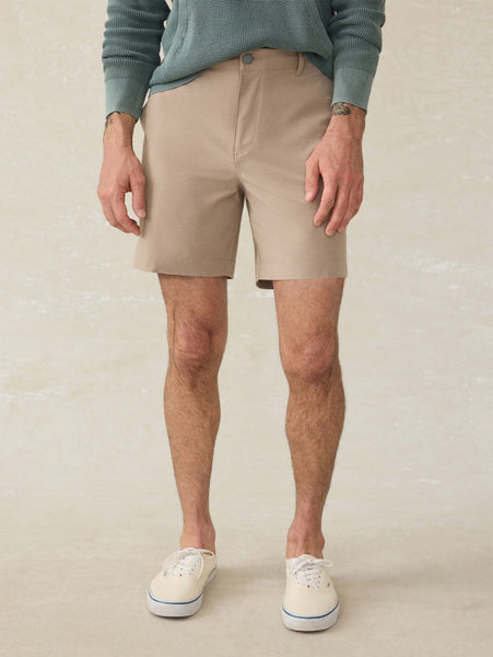 Faherty All Day Short 7" / Khaki - nineNORTH | Men's & Women's Clothing Boutique
