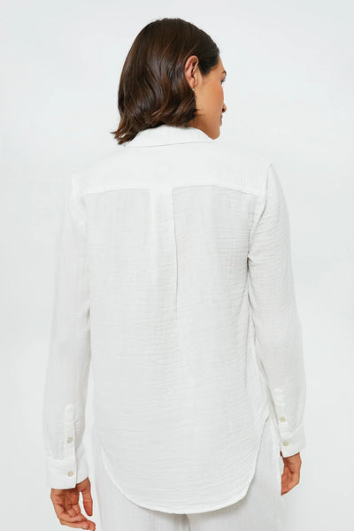 Faherty Dream Cotton Gauze Shirt / White - nineNORTH | Men's & Women's Clothing Boutique