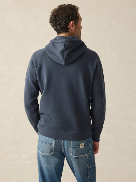 Faherty High Standard Fleece Hoodie / Blue Nights - nineNORTH | Men's & Women's Clothing Boutique