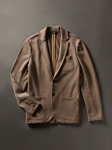 Faherty Inlet Knit Blazer / Walnut Melange - nineNORTH | Men's & Women's Clothing Boutique