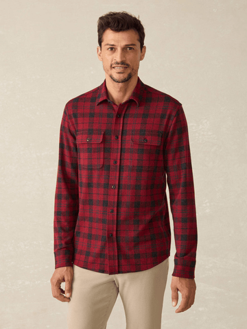 Faherty Legend Sweater Shirt / Cherry Creek Plaid - nineNORTH | Men's & Women's Clothing Boutique