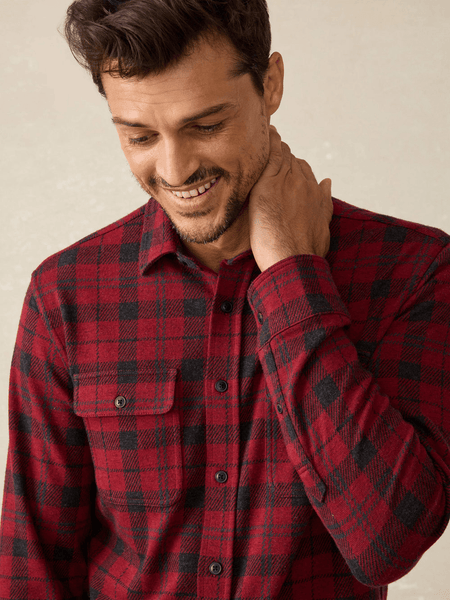 Faherty Legend Sweater Shirt / Cherry Creek Plaid - nineNORTH | Men's & Women's Clothing Boutique