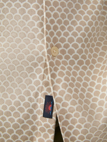 Faherty Short - Sleeve Hermosa Shirt / Island Fish Scale - nineNORTH | Men's & Women's Clothing Boutique