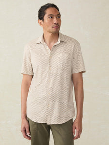 Faherty Short - Sleeve Hermosa Shirt / Island Fish Scale - nineNORTH | Men's & Women's Clothing Boutique
