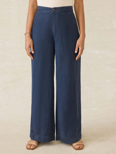 Faherty Sun Strider Linen Pant / Deep Sea Navy - nineNORTH | Men's & Women's Clothing Boutique