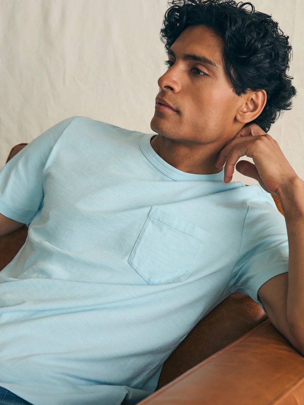 Faherty Sunwashed Pocket Tee / Blue Oasis - nineNORTH | Men's & Women's Clothing Boutique