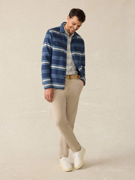 Faherty Wavebreaker Shirt / Winter Summit Stripe - nineNORTH | Men's & Women's Clothing Boutique