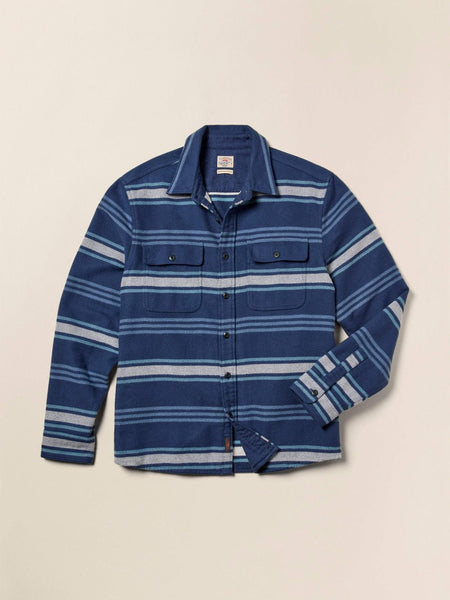 Faherty Wavebreaker Shirt / Winter Summit Stripe - nineNORTH | Men's & Women's Clothing Boutique