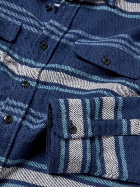 Faherty Wavebreaker Shirt / Winter Summit Stripe - nineNORTH | Men's & Women's Clothing Boutique