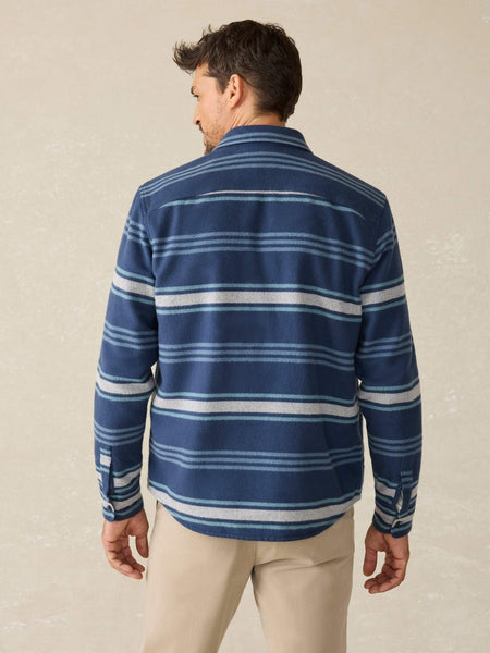 Faherty Wavebreaker Shirt / Winter Summit Stripe - nineNORTH | Men's & Women's Clothing Boutique