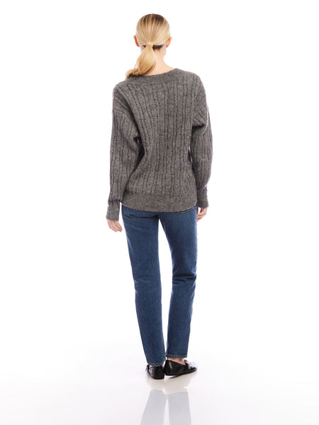 FIFTEEN TWENTY Deliana Oversized Sweater / Gray - nineNORTH | Men's & Women's Clothing Boutique