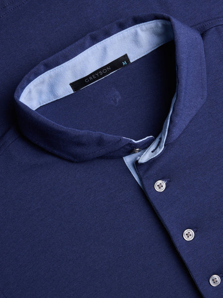 Greyson Apache II Long Sleeve Polo / Maltese Blue - nineNORTH | Men's & Women's Clothing Boutique