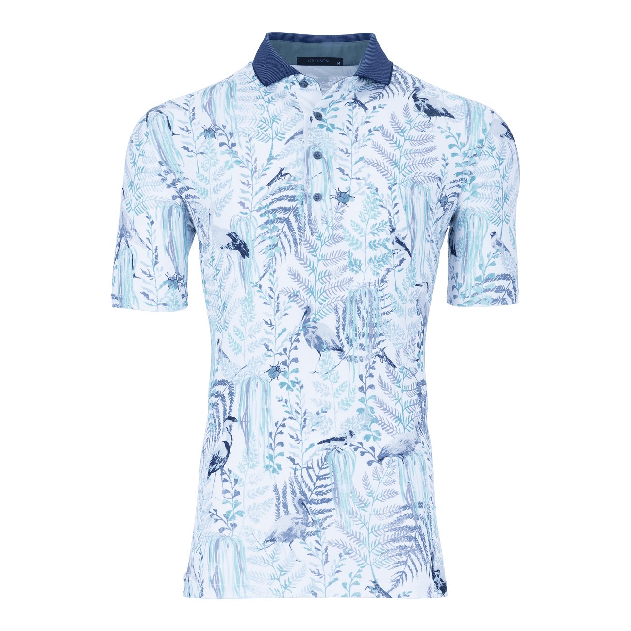 Greyson Bird Song Polo / Arctic - nineNORTH | Men's & Women's Clothing Boutique