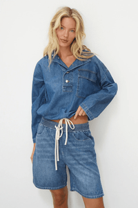 LNA Lilah Jacket / Soft Denim - nineNORTH | Men's & Women's Clothing Boutique