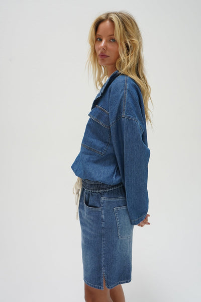 LNA Lilah Jacket / Soft Denim - nineNORTH | Men's & Women's Clothing Boutique