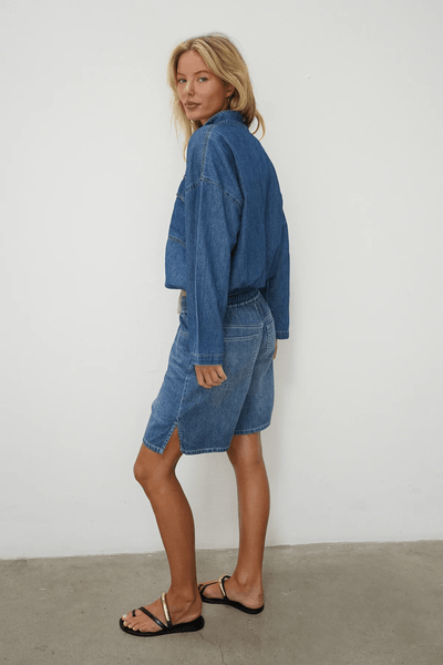 LNA Lilah Jacket / Soft Denim - nineNORTH | Men's & Women's Clothing Boutique