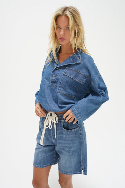 LNA Lilah Jacket / Soft Denim - nineNORTH | Men's & Women's Clothing Boutique