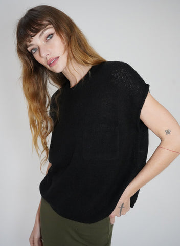 LNA Loma Semi Sheer Sweater / Black - nineNORTH | Men's & Women's Clothing Boutique