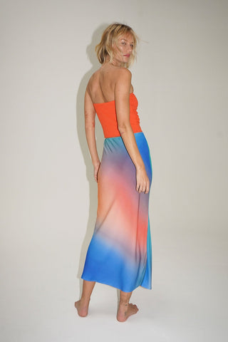 LNA Mecca Bias Skirt / Tropic Sunset - nineNORTH | Men's & Women's Clothing Boutique