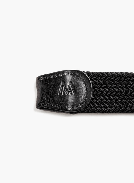 Mizzen+Main Braided Belt / Black Solid - nineNORTH | Men's & Women's Clothing Boutique