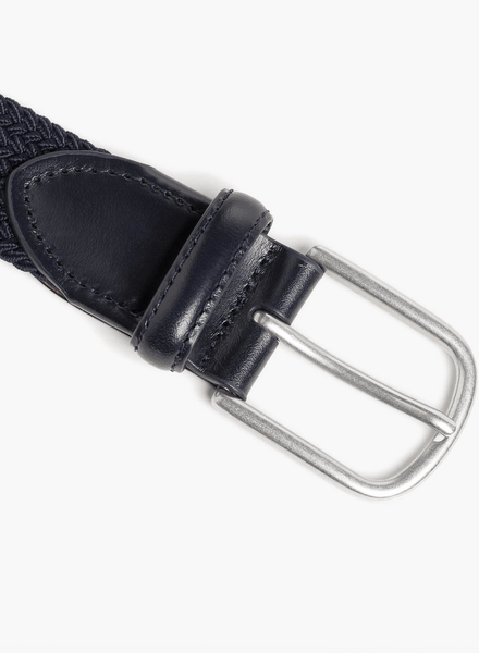 Mizzen+Main Braided Belt / Navy Solid - nineNORTH | Men's & Women's Clothing Boutique