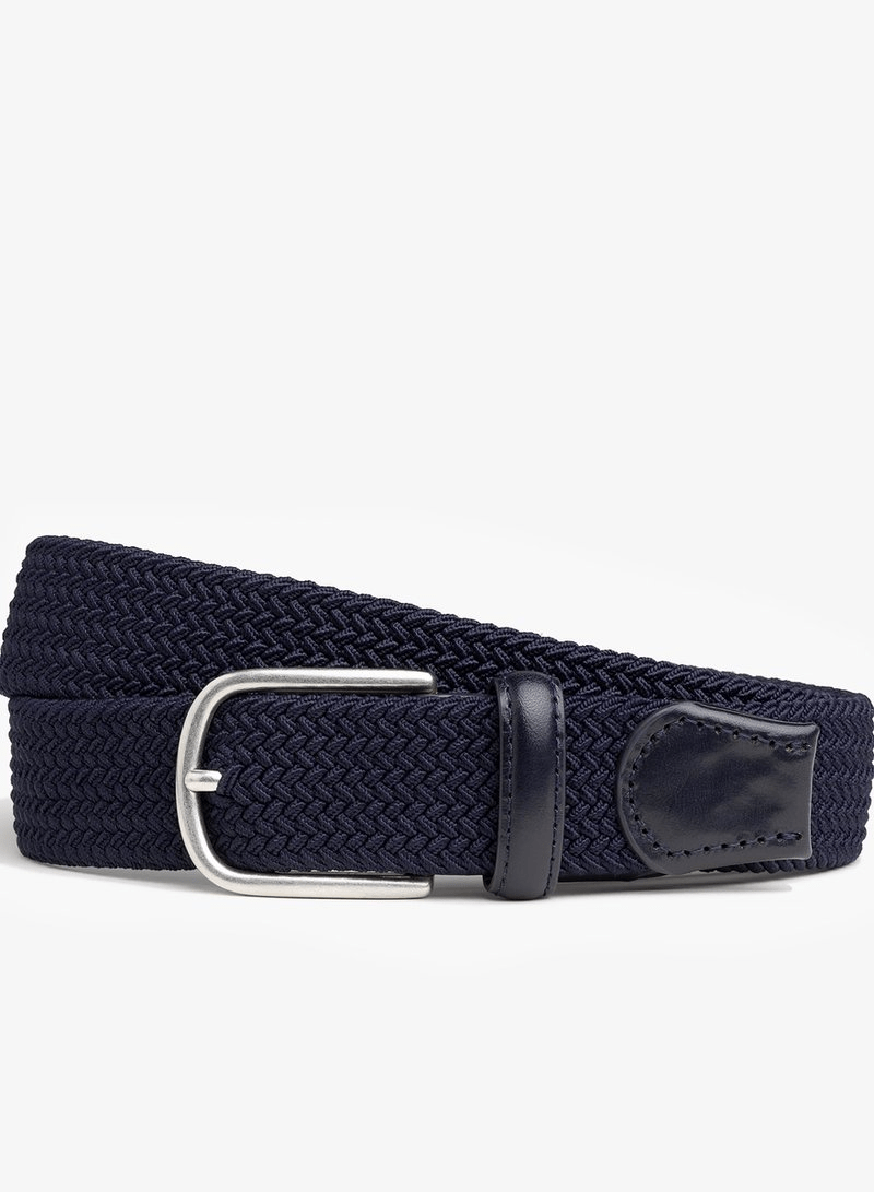Mizzen+Main Braided Belt / Navy Solid - nineNORTH | Men's & Women's Clothing Boutique