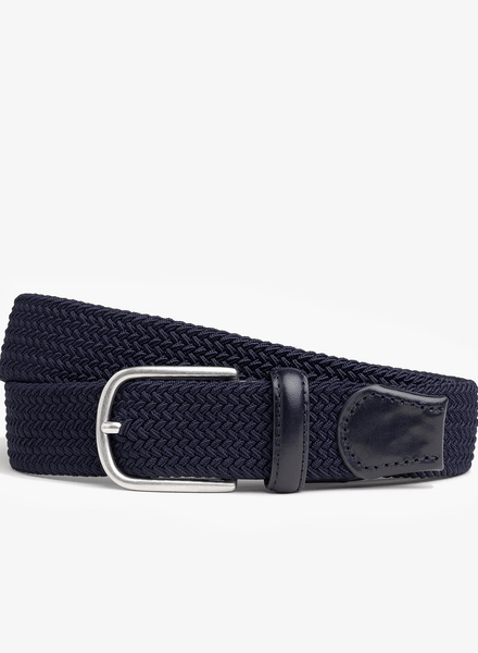 Mizzen+Main Braided Belt / Navy Solid - nineNORTH | Men's & Women's Clothing Boutique