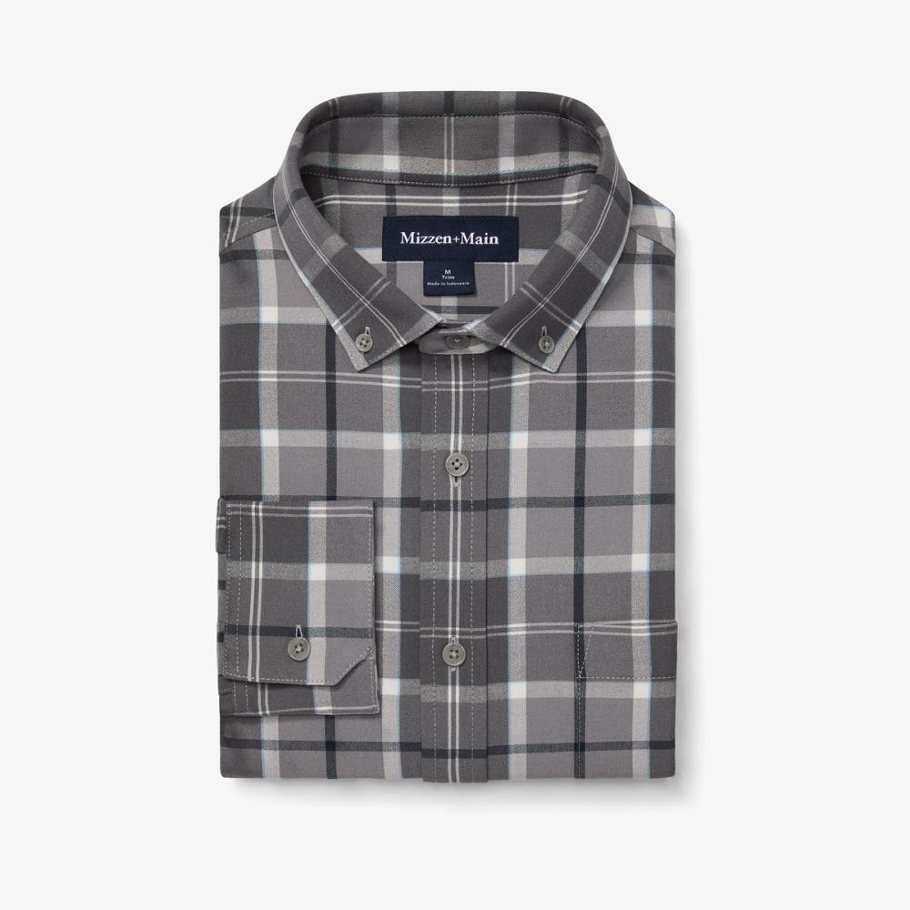 Mizzen+Main City Flannel / Pewter Timothy Plaid - nineNORTH | Men's & Women's Clothing Boutique