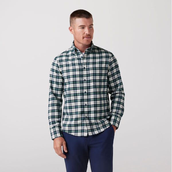 Mizzen+Main City Flannel Twill / White Kent Plaid - nineNORTH | Men's & Women's Clothing Boutique