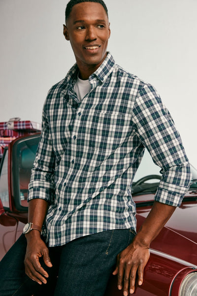 Mizzen+Main City Flannel Twill / White Kent Plaid - nineNORTH | Men's & Women's Clothing Boutique