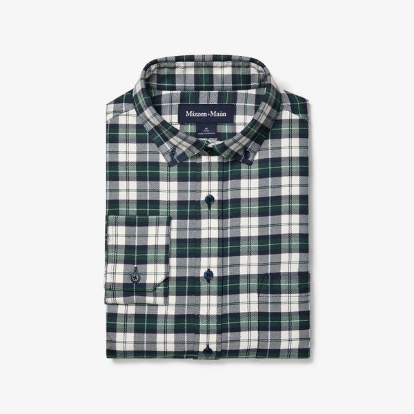 Mizzen+Main City Flannel Twill / White Kent Plaid - nineNORTH | Men's & Women's Clothing Boutique