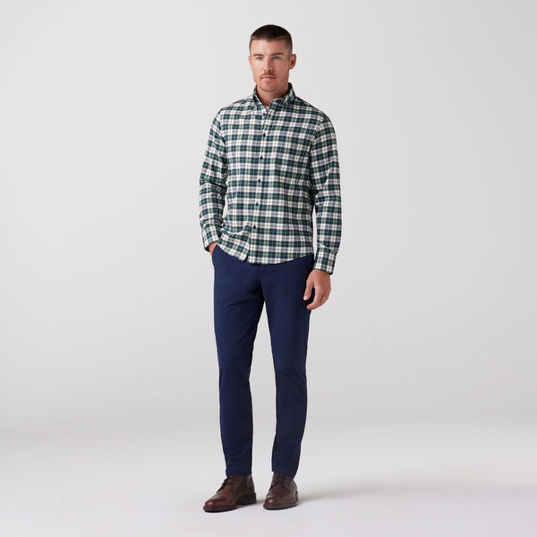 Mizzen+Main City Flannel Twill / White Kent Plaid - nineNORTH | Men's & Women's Clothing Boutique