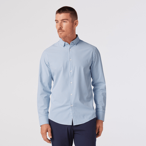 Mizzen+Main Leeward Dress Shirt / Light Blue Adam Plaid - nineNORTH | Men's & Women's Clothing Boutique