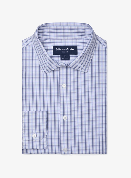 Mizzen+Main Leeward Dress Shirt / Purple Scott Plaid - nineNORTH | Men's & Women's Clothing Boutique
