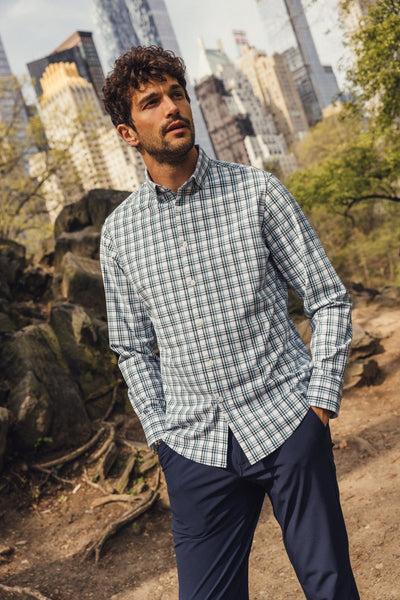 Mizzen+Main Leeward No Tuck / White Noah Plaid - nineNORTH | Men's & Women's Clothing Boutique