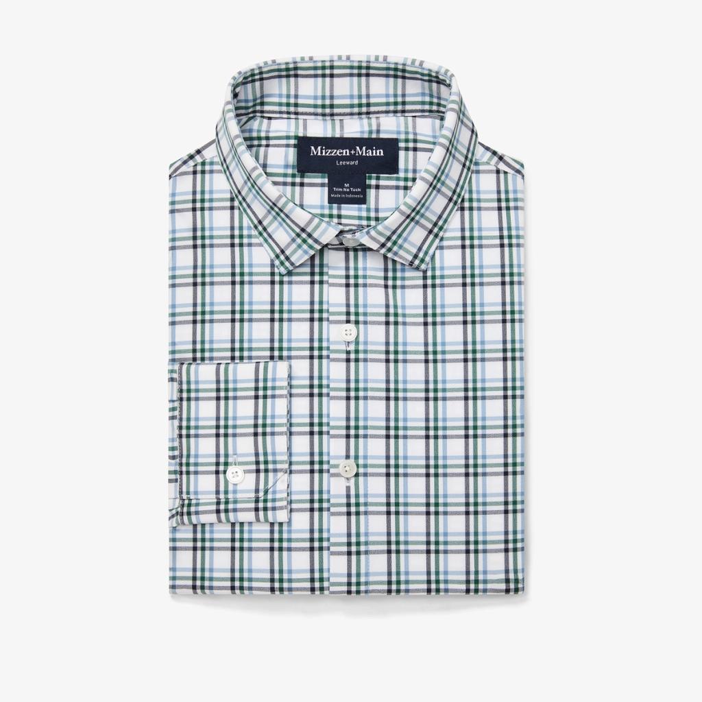 Mizzen+Main Leeward No Tuck / White Noah Plaid - nineNORTH | Men's & Women's Clothing Boutique