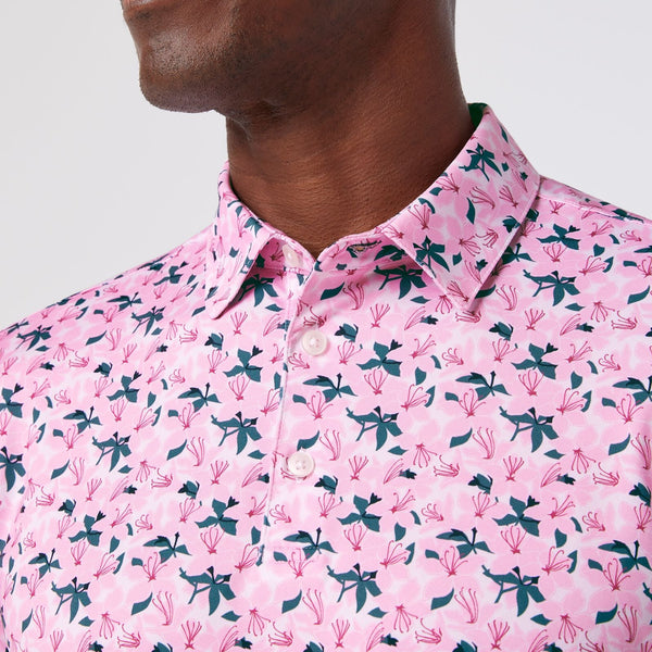 Mizzen+Main Versa Polo / Pink Azaleas - nineNORTH | Men's & Women's Clothing Boutique