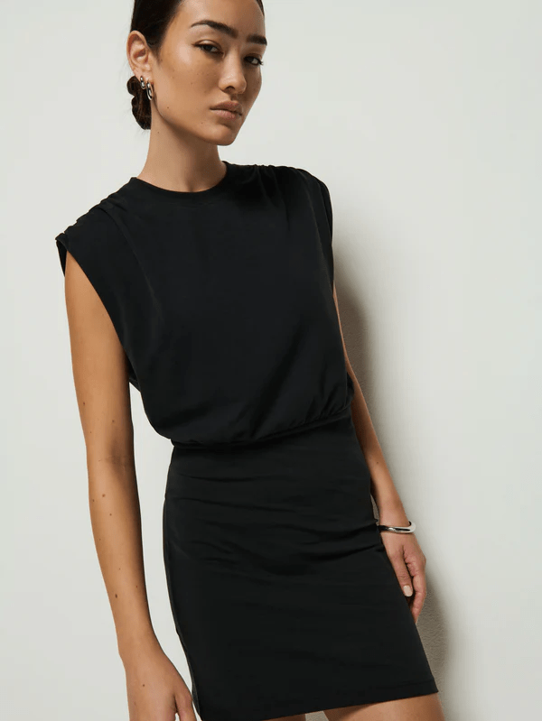 Nation Jac Muscle Tank Mini Dress / Jet Black - nineNORTH | Men's & Women's Clothing Boutique